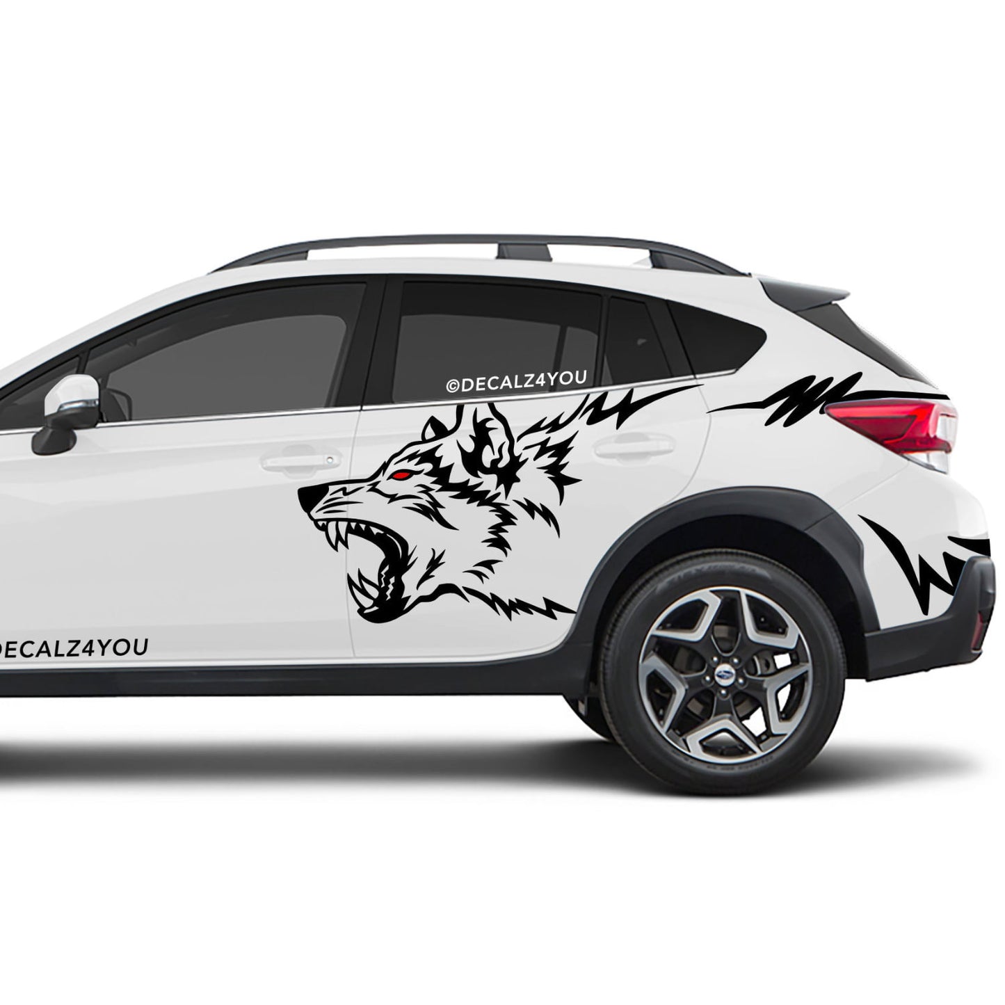 Wolf Side Graphic Includes Driver & Passenger Crosstrek 2018 - 2020