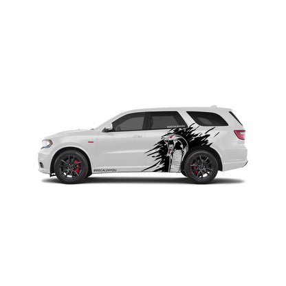 Angry Cobra  XL  Side Graphic Includes Driver & Passenger Durango 2018 - Current