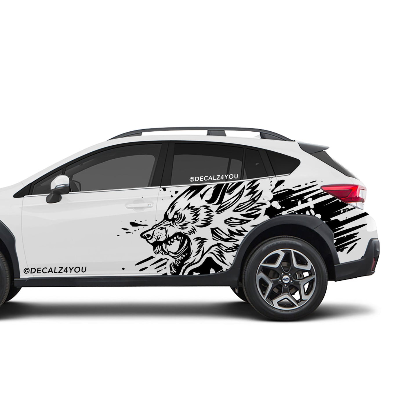 XL Wolf Side Graphic Includes Driver & Passenger Crosstrek 2018 - 2020