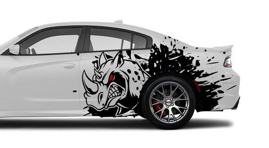 Rhino X-Large Side Decal / Graphic INCLUDES Driver & Passenger