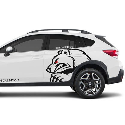 XL Grizzly Side Graphic Includes Driver & Passenger Crosstrek 2018 - 2020