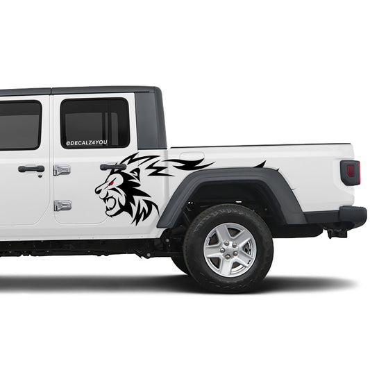 Lion Side Graphic Includes Driver & Passenger Gladiator 2020 - Current