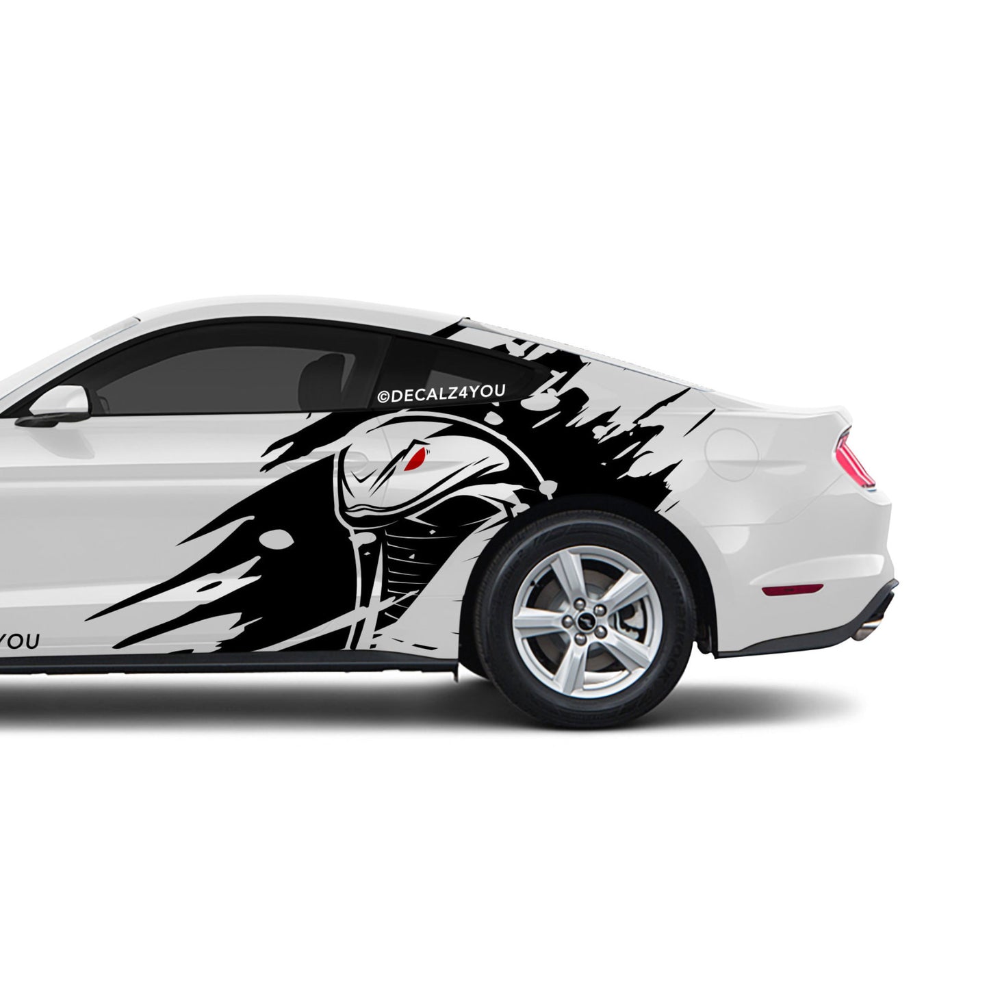 XL Snake Side Graphic Includes Driver & Passenger Mustang 2015 - Current