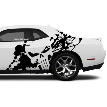 XL Punisher Side Graphic Includes Driver & Passenger Challenger 2008 - Current.