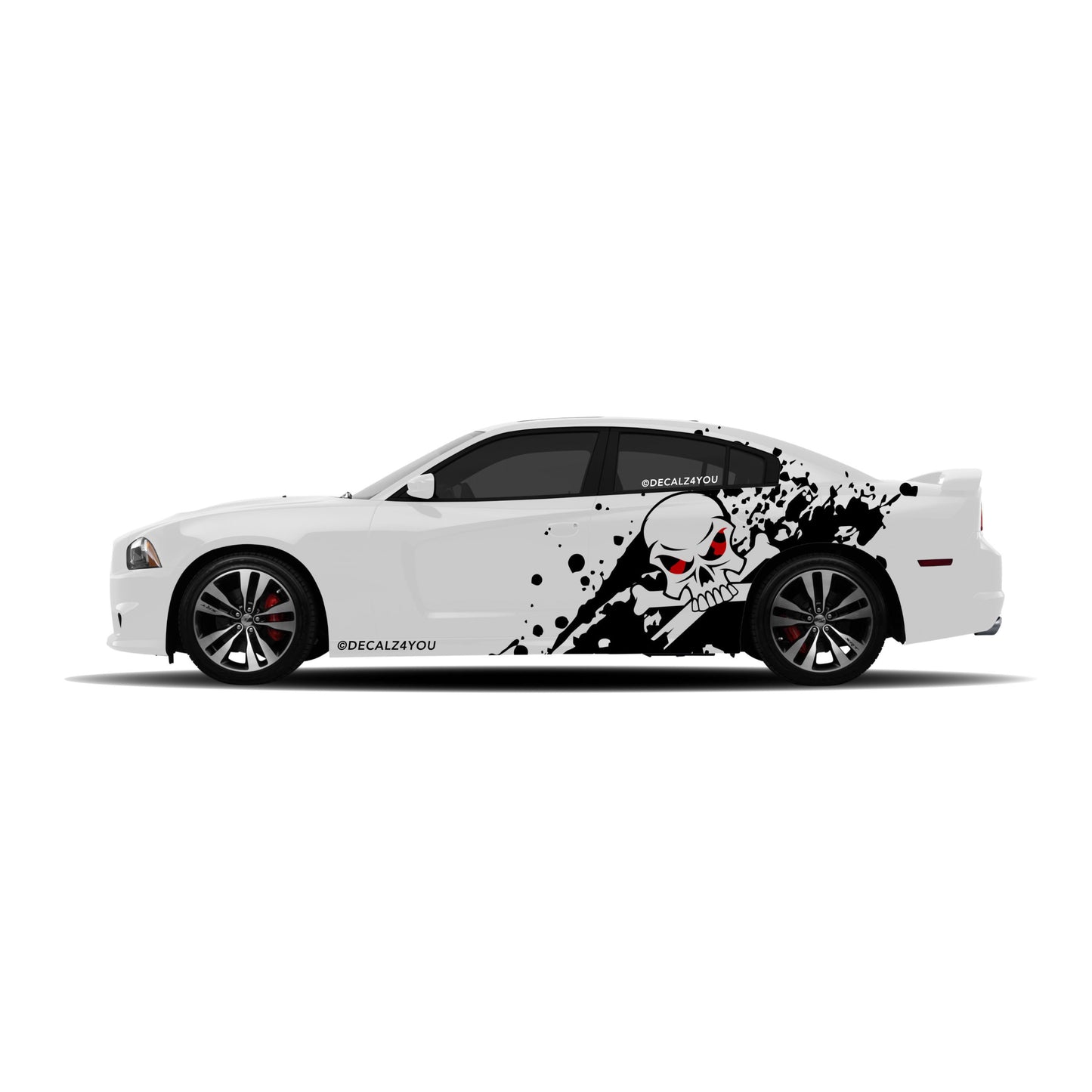 XL Skull Side Graphic Includes Driver & Passenger Charger 2011 - 2014
