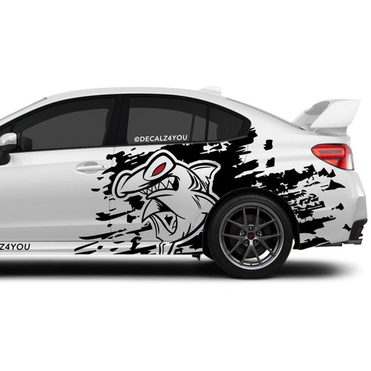 Large Hammer Head Side Graphic Includes Driver & Passenger Impreza WRX 2014 - 2021