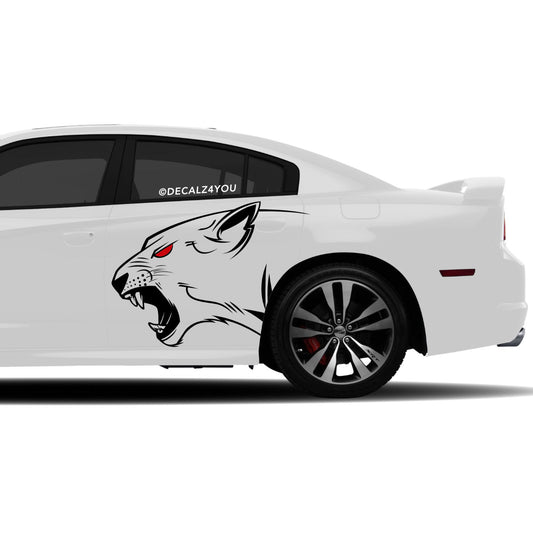 Lioness Side Graphic Includes Driver & Passenger Charger 2011 - 2014