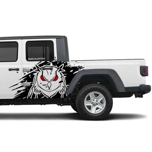 Angry Owl Side Graphic Includes Driver & Passenger Gladiator 2020 - Current