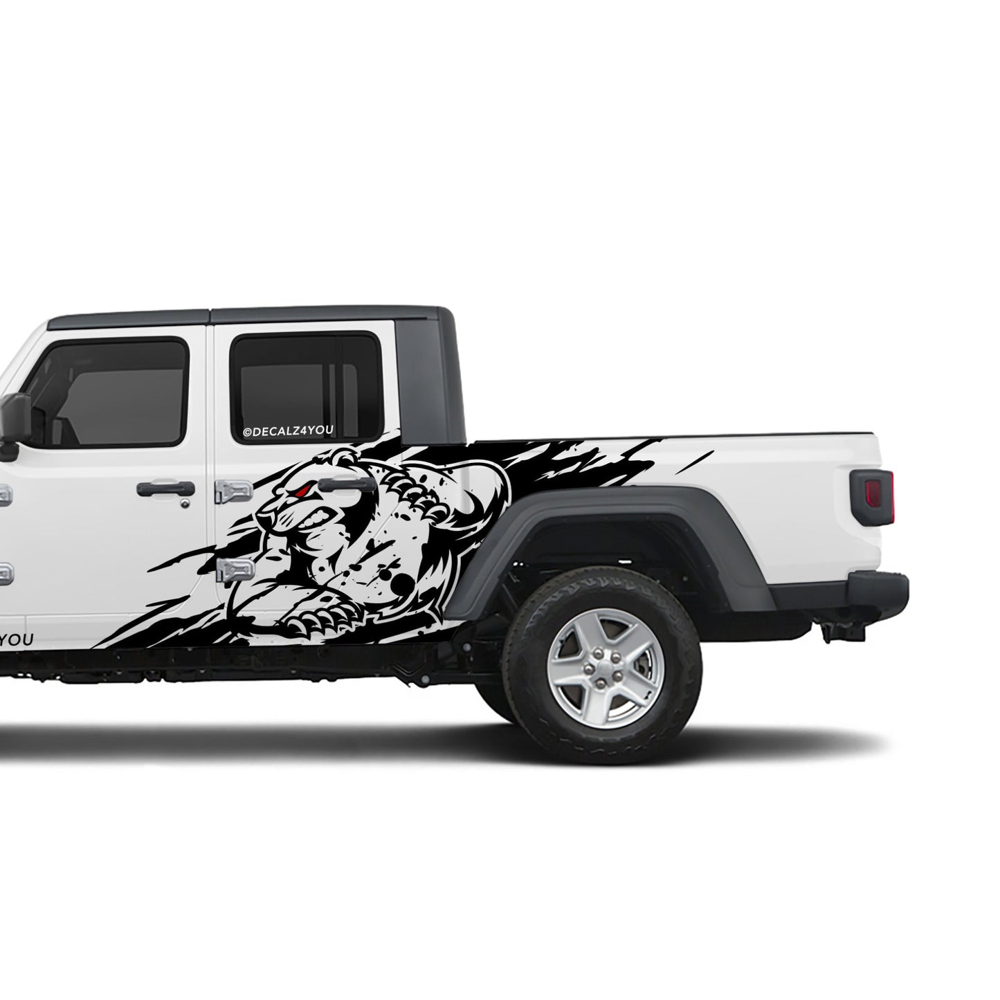 Angry Bear  XL  Side Graphic Includes Driver & Passenger Gladiator 2020 - Current