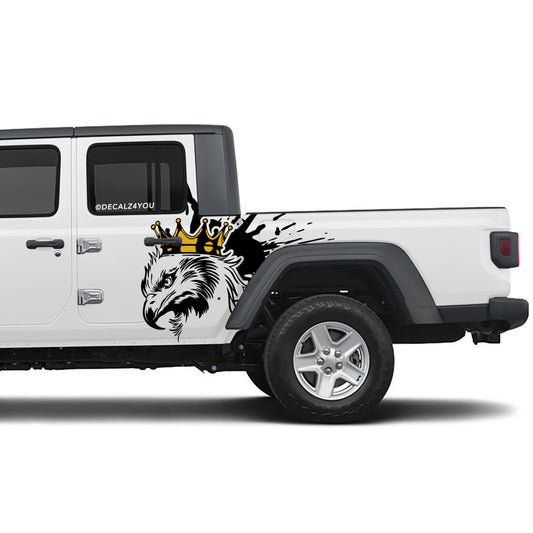 Large King Eagle Side Graphic Includes Driver & Passenger Gladiator 2020 - Current