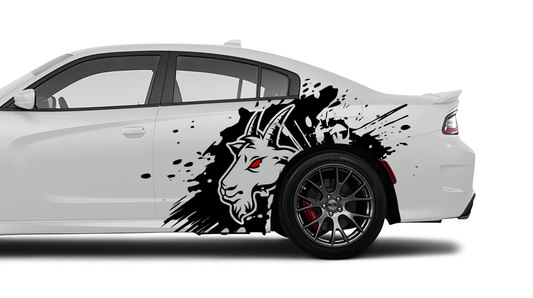 Goat Large Side Graphic INCLUDES Driver & Passenger