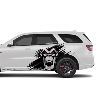 Scary Kong Large Side Graphic Includes Driver & Passenger Durango 2018 - Current