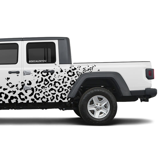 Leopard Skin Side Graphic Includes Driver & Passenger Gladiator 2020 - Current