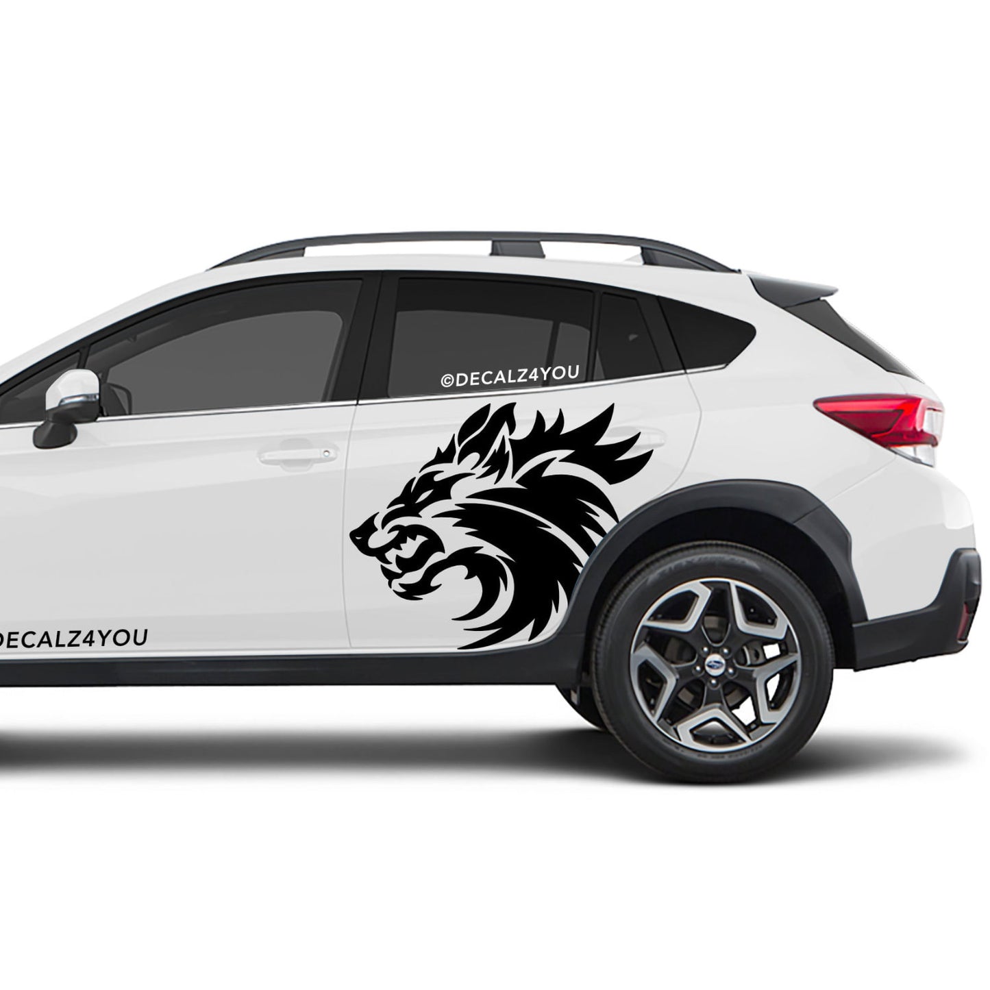Snarling Wolf Side Graphic Includes Driver & Passenger Crosstrek 2018 - 2020