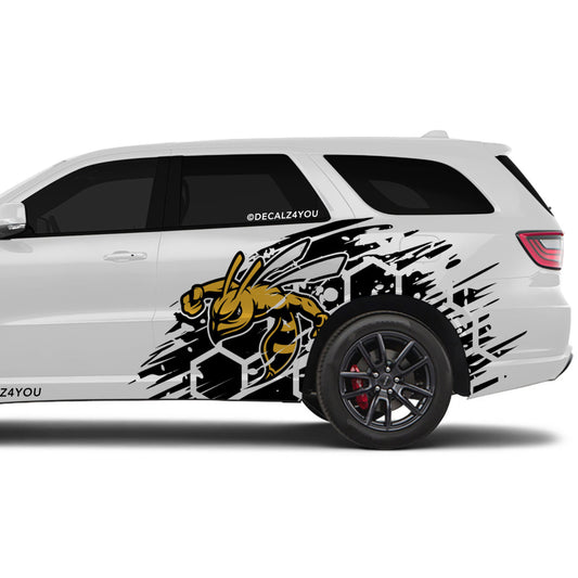 Angry Large Hornet Side Graphic Includes Driver & Passenger Durango 2018 - Current