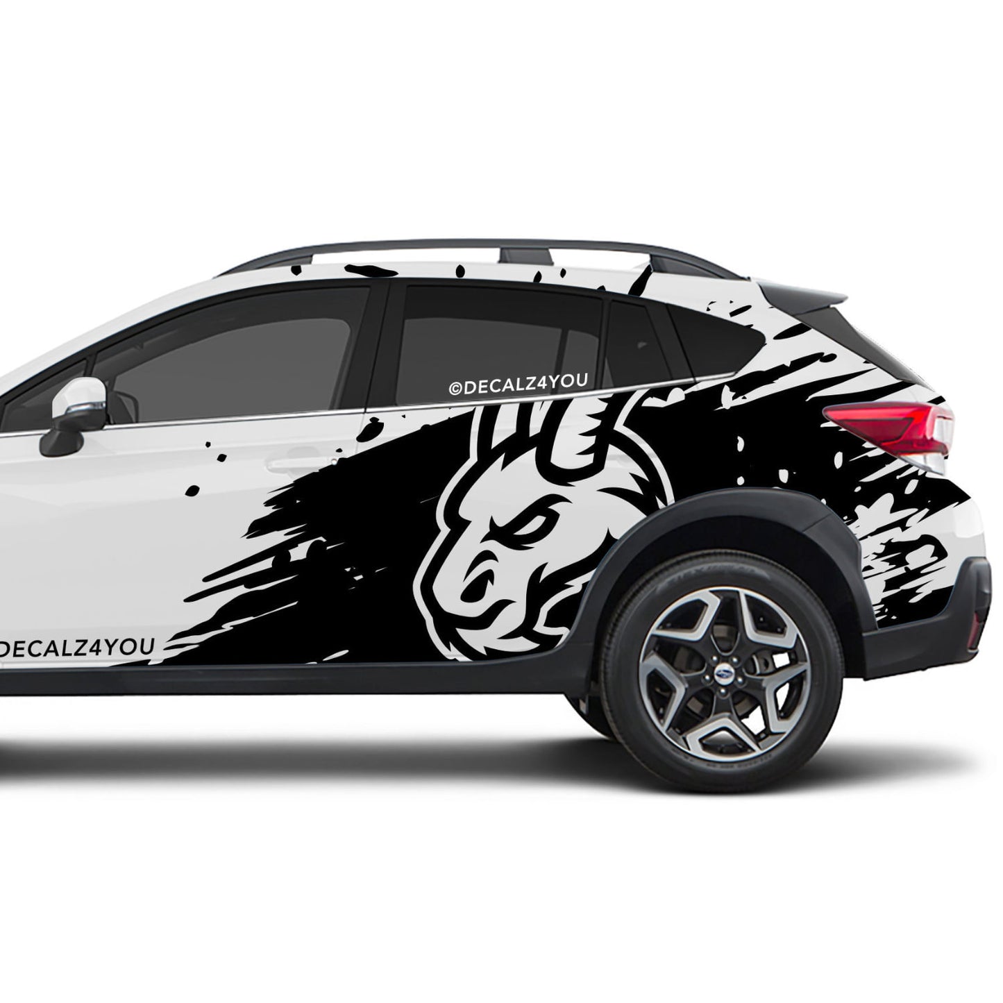 Mean Angry Goat Side Graphic Includes Driver & Passenger Crosstrek 2018 - 2020
