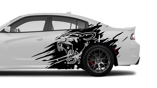 Leopard Large Side Graphic INCLUDES Driver & Passenger