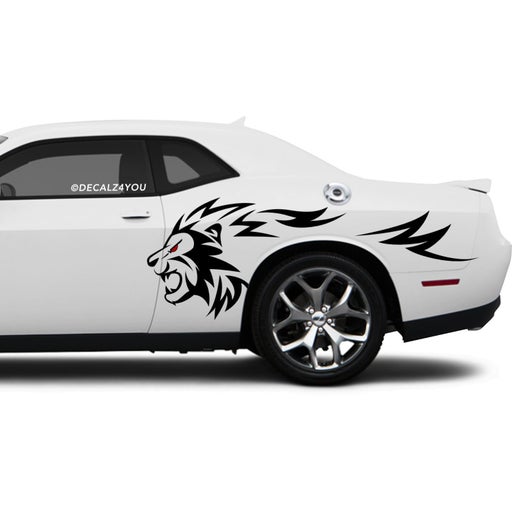 Lion Side Graphic Includes Driver & Passenger Challenger 2008 - Current.