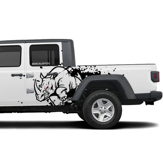 Angry Rhino Side Graphic Includes Driver & Passenger Gladiator 2020 - Current