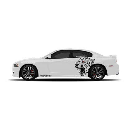 Cheetah Side Graphic Includes Driver & Passenger Charger 2011 - 2014