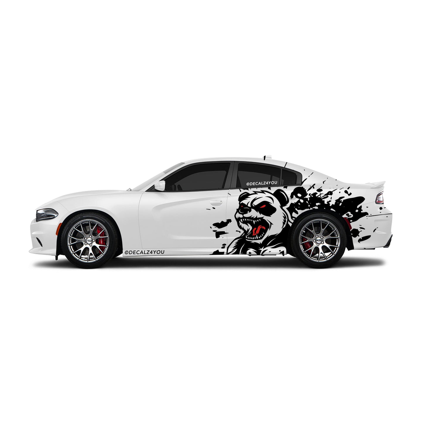 Angry Panda Side Graphic Includes Driver & Passenger Charger 2015 - Current