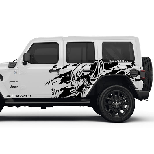 Alien XL  Side Graphic Includes Driver & Passenger Wrangler 2018 - Current