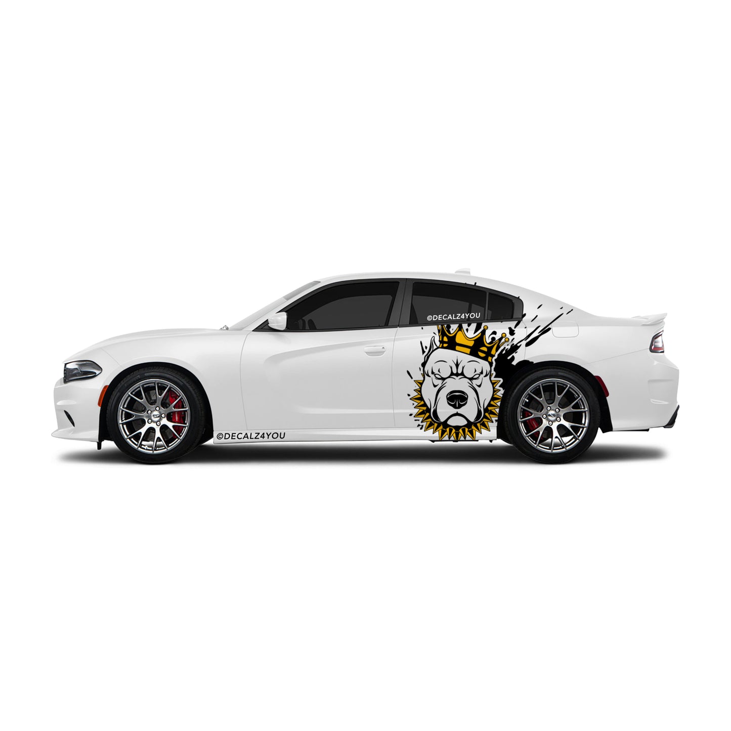 Dog KING Side Graphic Includes Driver & Passenger Charger 2015 - Current