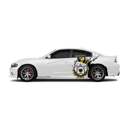 Dog KING Side Graphic Includes Driver & Passenger Charger 2015 - Current
