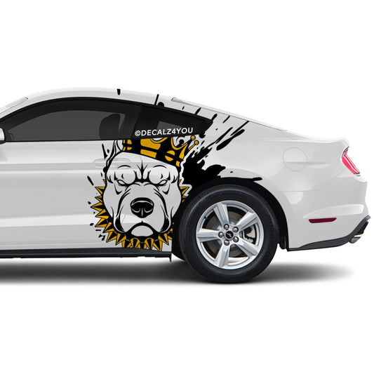 Dog KING Side Graphic Includes Driver & Passenger Mustang 2015 - Current
