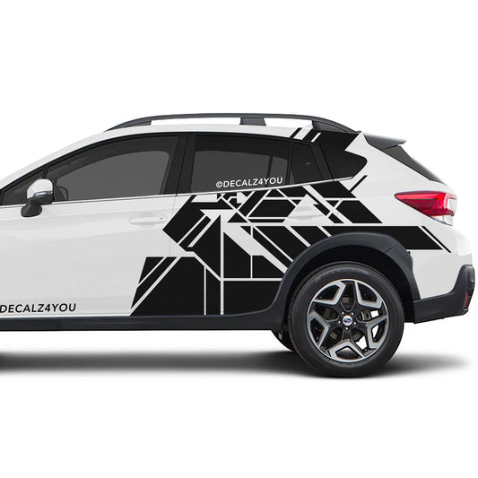 Abstract XL Side Graphic Includes Driver & Passenger Crosstrek 2018 - 2020