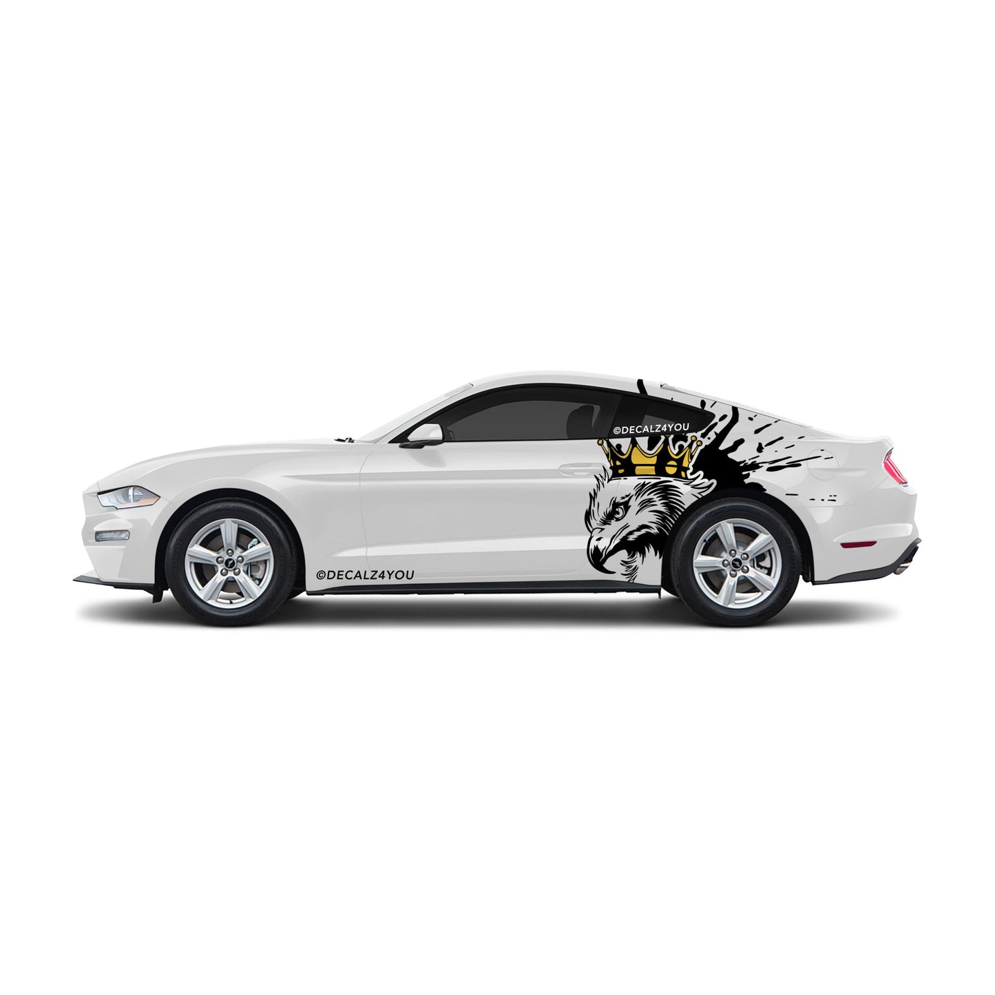 XL King Eagle Side Graphic Includes Driver & Passenger Mustang 2015 - Current