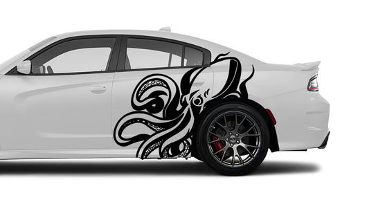 Kraken Large Side Decal Graphic INCLUDES Driver & Passenger