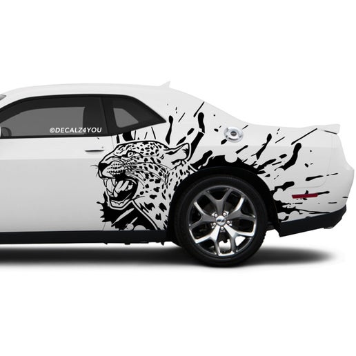 Leopard Side Graphic Includes Driver & Passenger Challenger 2008 - Current.