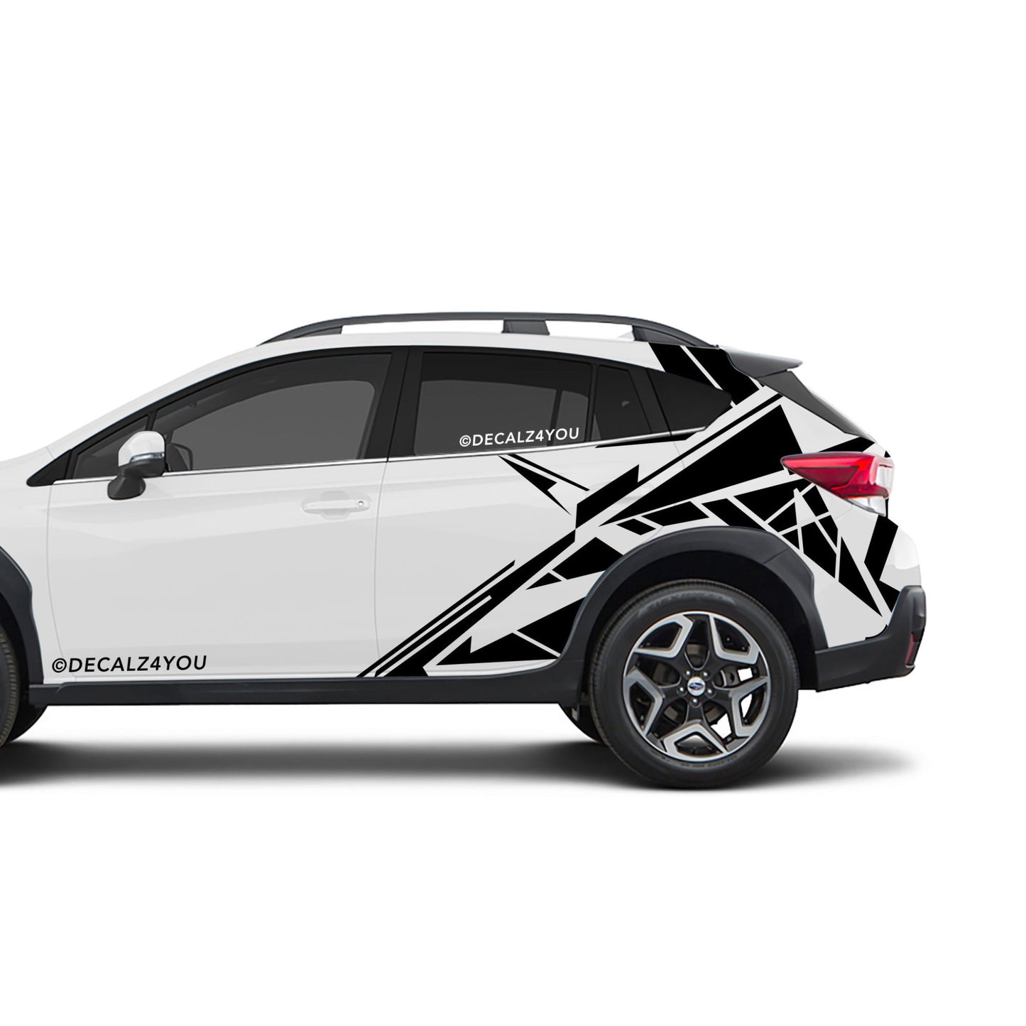 Abstract Lines Side Graphic Includes Driver & Passenger Crosstrek 2018 - 2020