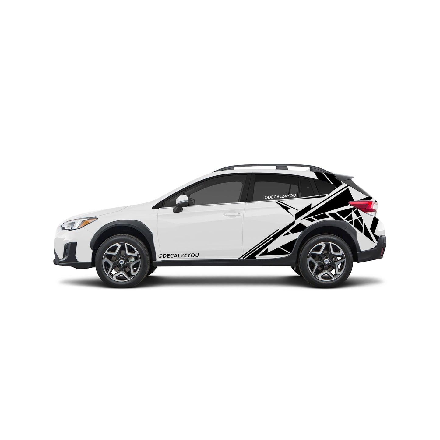Abstract Lines Side Graphic Includes Driver & Passenger Crosstrek 2018 - 2020