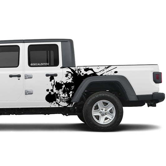 Large Skull Side Graphic Includes Driver & Passenger Gladiator 2020 - Current