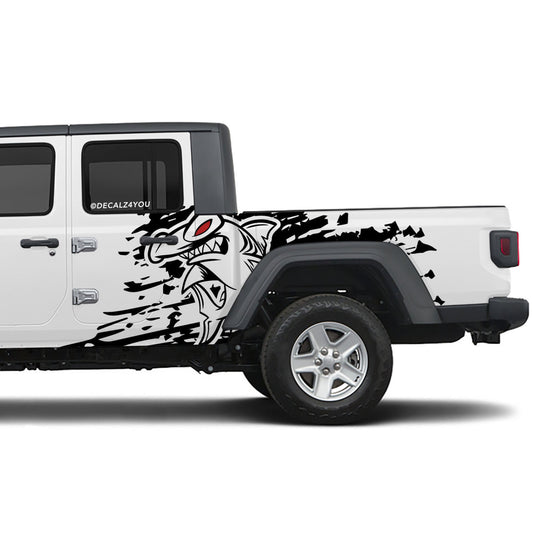 Large Hammer Head Side Graphic Includes Driver & Passenger Gladiator 2020 - Current