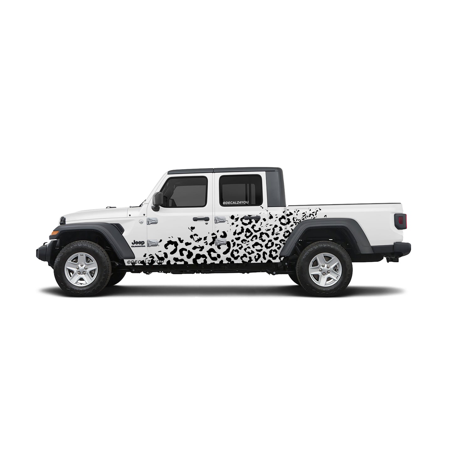 Leopard Skin Side Graphic Includes Driver & Passenger Gladiator 2020 - Current