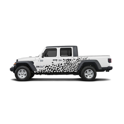 Leopard Skin Side Graphic Includes Driver & Passenger Gladiator 2020 - Current