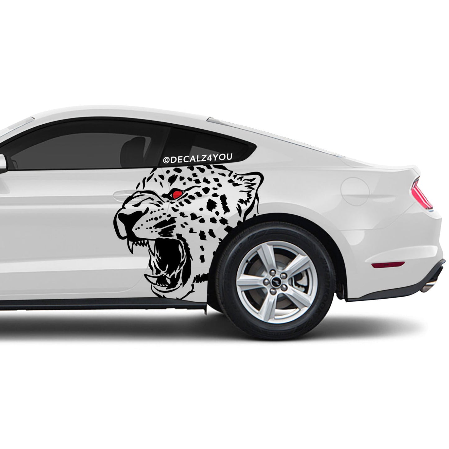 Cheetah Side Graphic Includes Driver & Passenger Mustang 2015 - Current