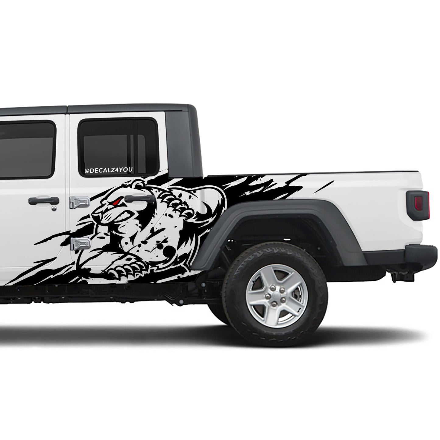 Angry Bear  XL  Side Graphic Includes Driver & Passenger Gladiator 2020 - Current