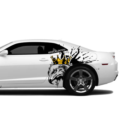 Large King Eagle Side Graphic Includes Driver & Passenger Camaro 2010 - 2015