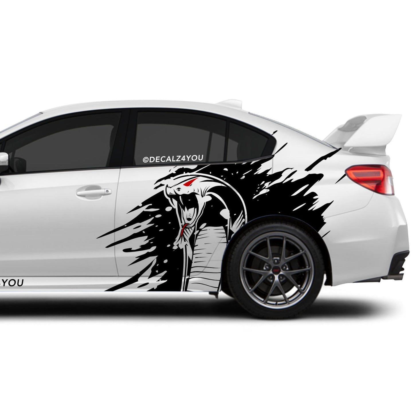 Angry Cobra XL Side Graphic Includes Driver & Passenger Impreza WRX 2014 - 2021