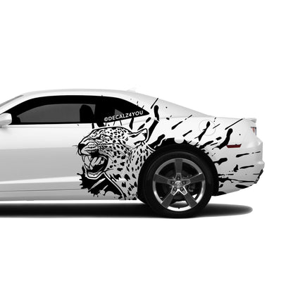Leopard  Side Graphic Includes Driver & Passenger Camaro 2010 - 2015