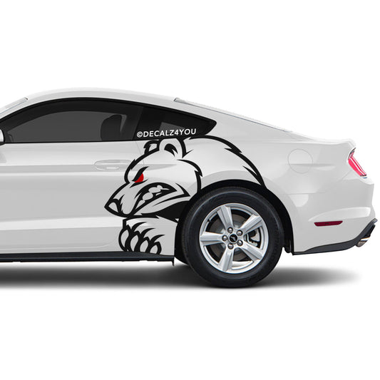 XL Grizzly Side Graphic Includes Driver & Passenger Mustang 2015 - Current