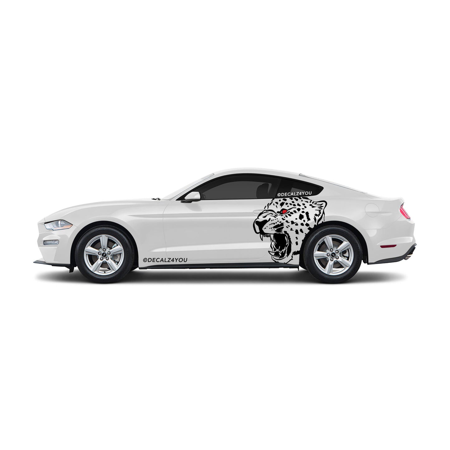 Cheetah Side Graphic Includes Driver & Passenger Mustang 2015 - Current