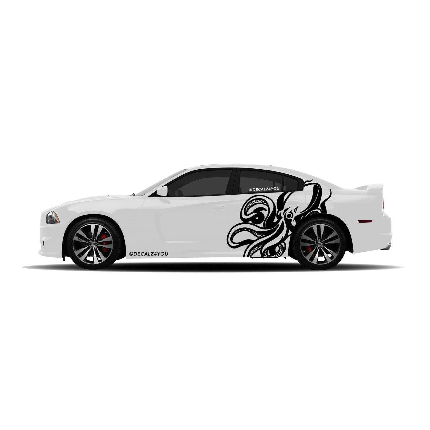 XL Kraken Side Graphic Includes Driver & Passenger Charger 2011 - 2014