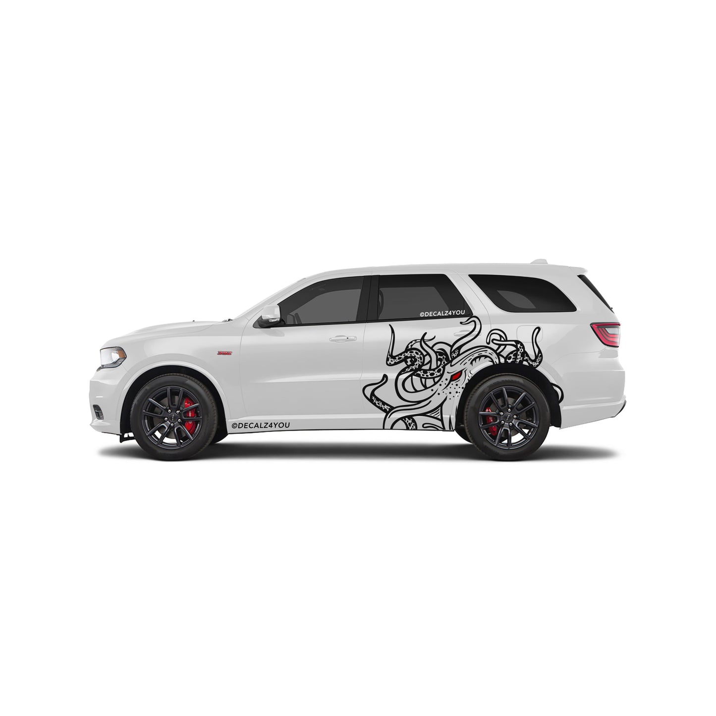 Large Kraken Side Graphic Includes Driver & Passenger Durango 2018 - Current