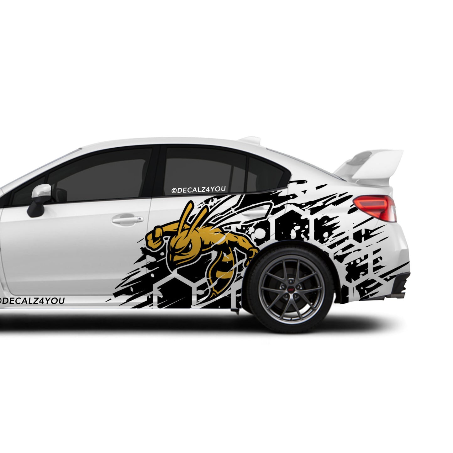 Angry Large Hornet Side Graphic Includes Driver & Passenger Impreza WRX 2014 - 2021