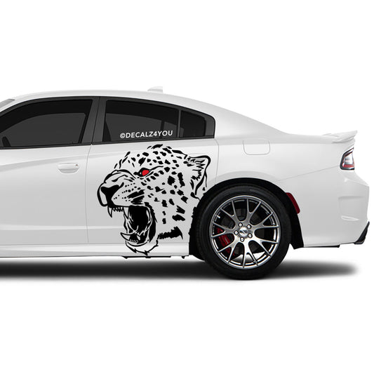 Cheetah Side Graphic Includes Driver & Passenger Charger 2015 - Current